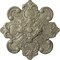 Ekena Millwork Katheryn Ceiling Medallion, Hand-Painted Castle Stone Crackle, 18 1/8"OD x 1 1/4"P CM18KACSC - alternate 1